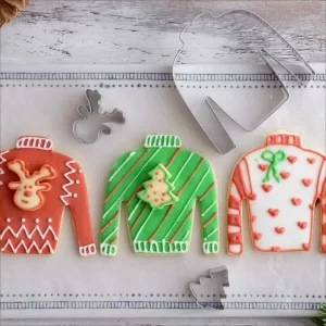 Dr. Oetker Ausstechformen Ugly Christmas Sweater, 3-tlg. 9