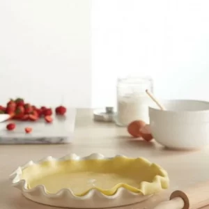Emile Henry Tarte- & Quicheform Mit Wellenrand In Ton 7