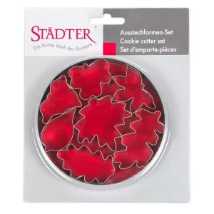 Städter Ausstechform Blätter 4,5–6,5 Cm Set, 7-teilig 6