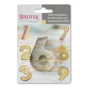Städter Ausstechform Zahl 6 / 9 6,5 Cm 14