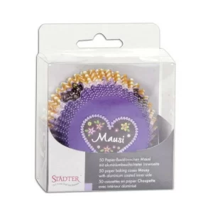 Städter Backform Mausi Ø 5/7 Cm / H 3,5 Cm 50 Stück 13