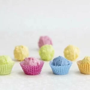 Städter Papierform Retro Ø 2,4/3,4 Cm / H 1,8 Cm Bunt Für Muffin-Konf 100 Stück 21