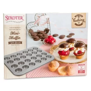 Städter Back-Set Muffin 35 X 27 Cm Silber Mini 18