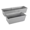 Städter Backform Kastenform 20-35 X 10,5 Cm / H 7 Cm Silber Auszieh 2.100 Ml 5