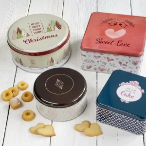 Städter Gebäckdose Yummy Christmas Ø 22 X 9,5 Cm Bunt Rund 10