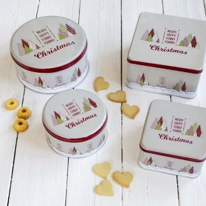 Städter Gebäckdose Yummy Christmas Ø 16,5 Cm / H 8 Cm Bunt Rund 9