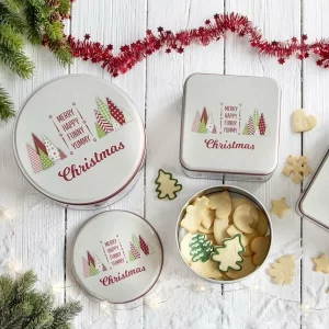 Städter Gebäckdose Yummy Christmas Ø 16,5 Cm / H 8 Cm Bunt Rund 7