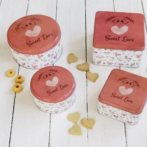 Städter Gebäckdose Sweet Love Ø 16,5 Cm / H 8 Cm Bunt Rund 6
