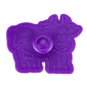Städter Kunststoff-Ausstecher-Form Kuh 7 Cm Lila / Violett 16