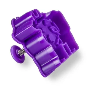 Städter Kunststoff-Ausstecher-Form Kuh 7 Cm Lila / Violett 14