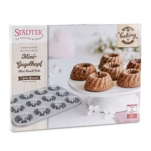 Städter Back-Set Gugelhupf 35,5 X 27 Cm Silber Mini 14