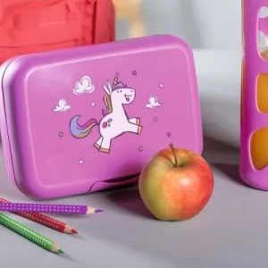 Leonardo Brotdose BAMBINI Pink Einhorn 7