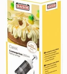 Kaiser Classic Garnierspritze Mit 5 Tüllen 200ml 6