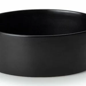 Continenta Brottopf Oval Aus Keramik Mit Holzdeckel, Matt Schwarz 27 X 20 X 13,5 Cm 8