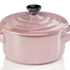 Le Creuset Mini Cocotte In Chiffon Pink Metallic 11