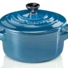 Le Creuset Mini Cocotte In Marseille Metallic 23