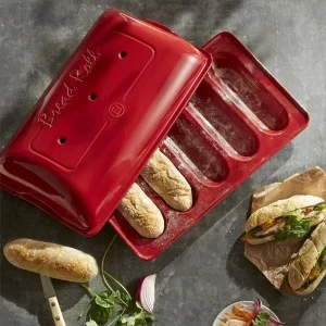 Emile Henry Mini Baguette-Set In Grand Cru 18