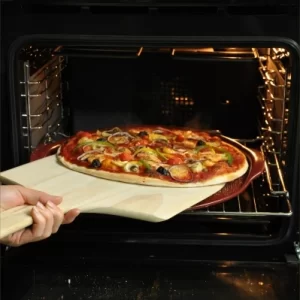 Emile Henry Pizzastein In Fusain, 37 Cm 10