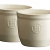 Emile Henry Töpfchen Nr. 8 In Ton, 2er Set 31