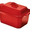 Emile Henry Foie Gras Terrine Mit Presse In Granatapfel 0,6 Liter / 15,5 X 12 Cm 8