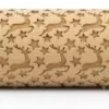 Folkroll Teigrolle Rentier Sterne Groß, 43 Cm 13